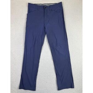 Orvis Pants Mens 34x32 Blue TechNylon Stretch Lightweight Hiking Outdoor